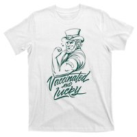 Vaccinated And Lucky St Patricks Day T-Shirt