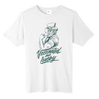 Vaccinated And Lucky St Patricks Day Tall Fusion ChromaSoft Performance T-Shirt