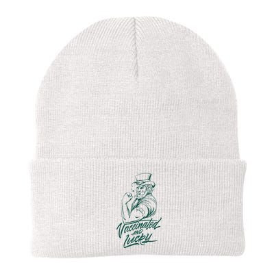 Vaccinated And Lucky St Patricks Day Beanie