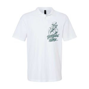 Vaccinated And Lucky St Patricks Day Softstyle Adult Sport Polo