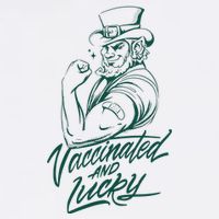 Vaccinated And Lucky St Patricks Day Kids T-Shirt