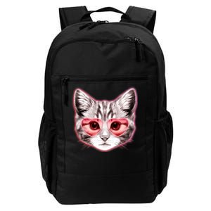 Valentine Cat Love Shades Daily Commute Backpack