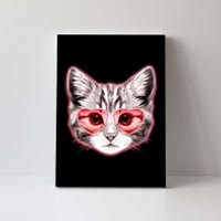 Valentine Cat Love Shades Canvas