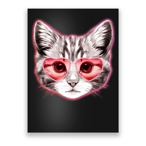 Valentine Cat Love Shades Poster