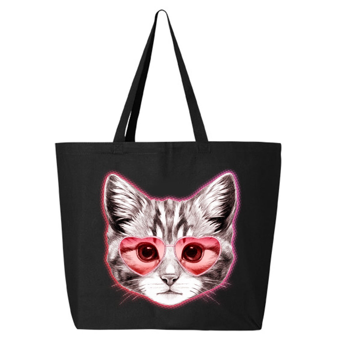 Valentine Cat Love Shades 25L Jumbo Tote
