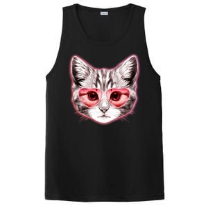 Valentine Cat Love Shades PosiCharge Competitor Tank