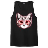 Valentine Cat Love Shades PosiCharge Competitor Tank