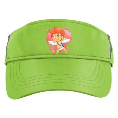 Valentine Dabbing Cupid Adult Drive Performance Visor