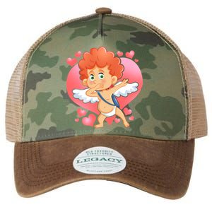 Valentine Dabbing Cupid Legacy Tie Dye Trucker Hat