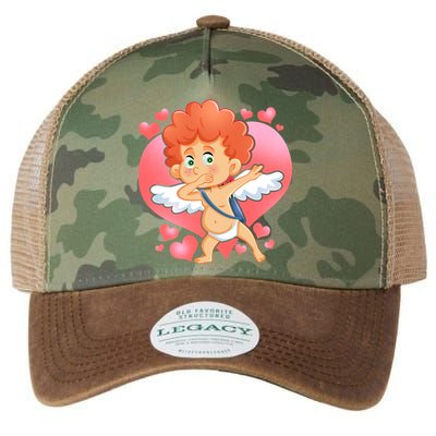 Valentine Dabbing Cupid Legacy Tie Dye Trucker Hat