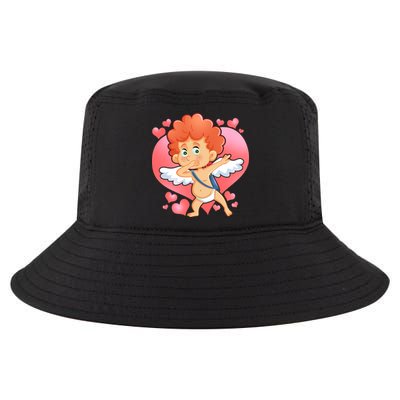 Valentine Dabbing Cupid Cool Comfort Performance Bucket Hat