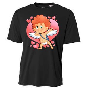 Valentine Dabbing Cupid Cooling Performance Crew T-Shirt