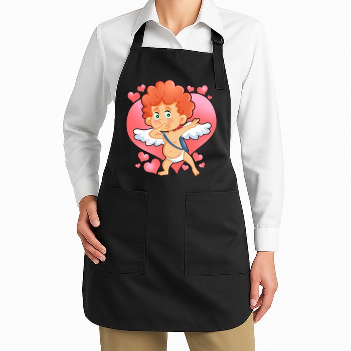 Valentine Dabbing Cupid Apron