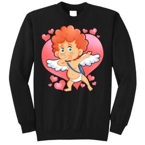 Valentine Dabbing Cupid Sweatshirt