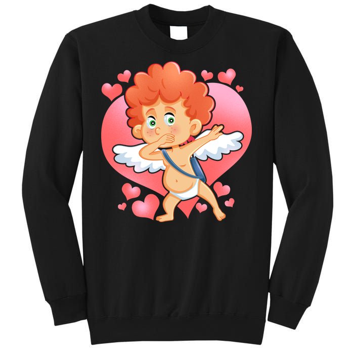 Valentine Dabbing Cupid Sweatshirt