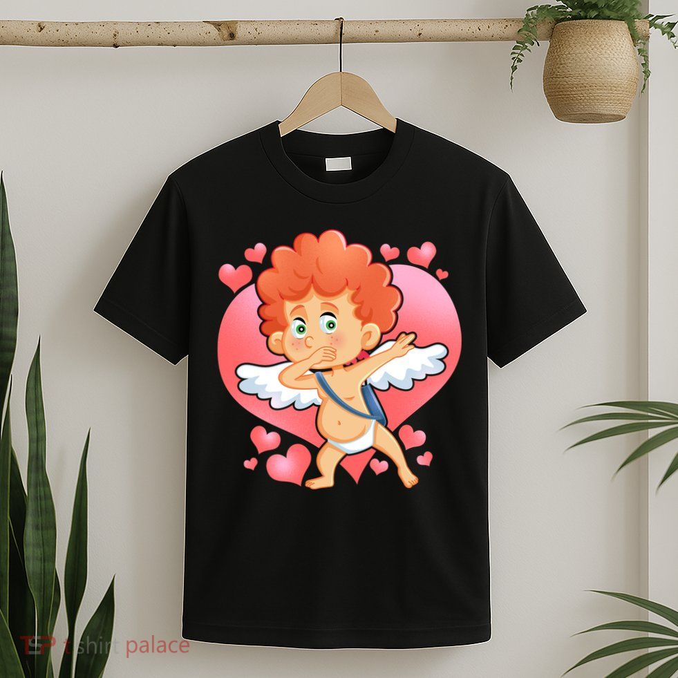 Valentine Dabbing Cupid T-Shirt