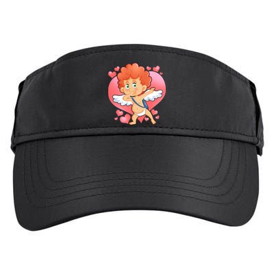 Valentine Dabbing Cupid Adult Drive Performance Visor