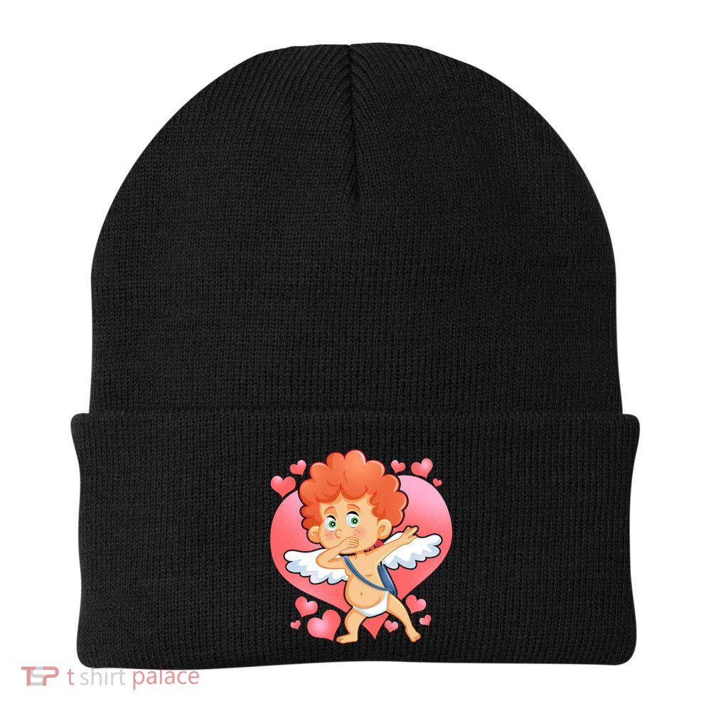 Valentine Dabbing Cupid Beanie