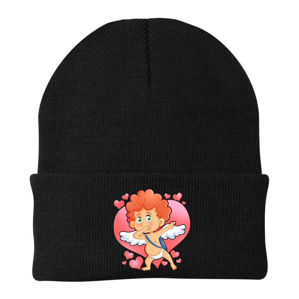 Valentine Dabbing Cupid Beanie