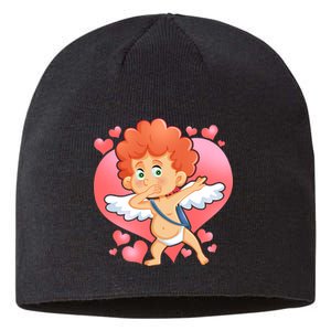 Valentine Dabbing Cupid Sustainable Beanie