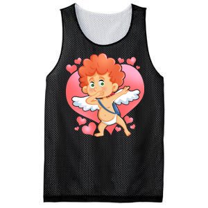 Valentine Dabbing Cupid Mesh Reversible Basketball Jersey Tank