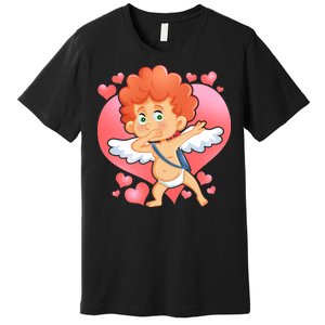 Valentine Dabbing Cupid Premium T-Shirt