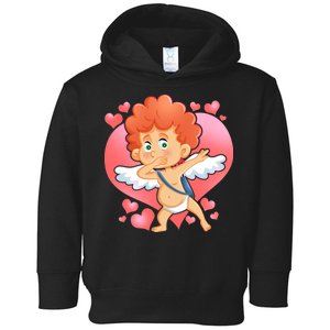 Valentine Dabbing Cupid Toddler Hoodie