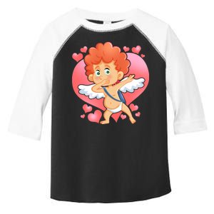 Valentine Dabbing Cupid Toddler Fine Jersey T-Shirt