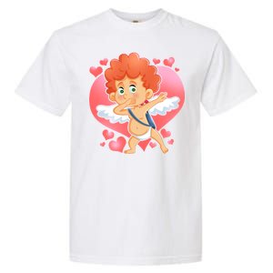 Valentine Dabbing Cupid Garment-Dyed Heavyweight T-Shirt