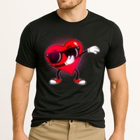 Valentine Dabbing Heart Cooling Performance Crew T-Shirt