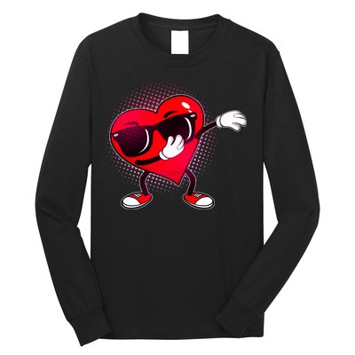 Valentine Dabbing Heart Long Sleeve Shirt