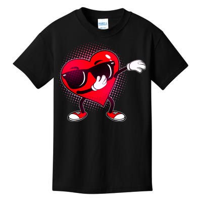 Valentine Dabbing Heart Kids T-Shirt