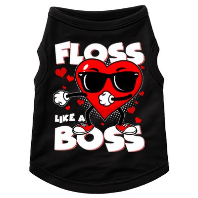 Valentine Floss Like A Boss Heart Doggie Tank