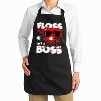 Valentine Floss Like A Boss Heart Apron