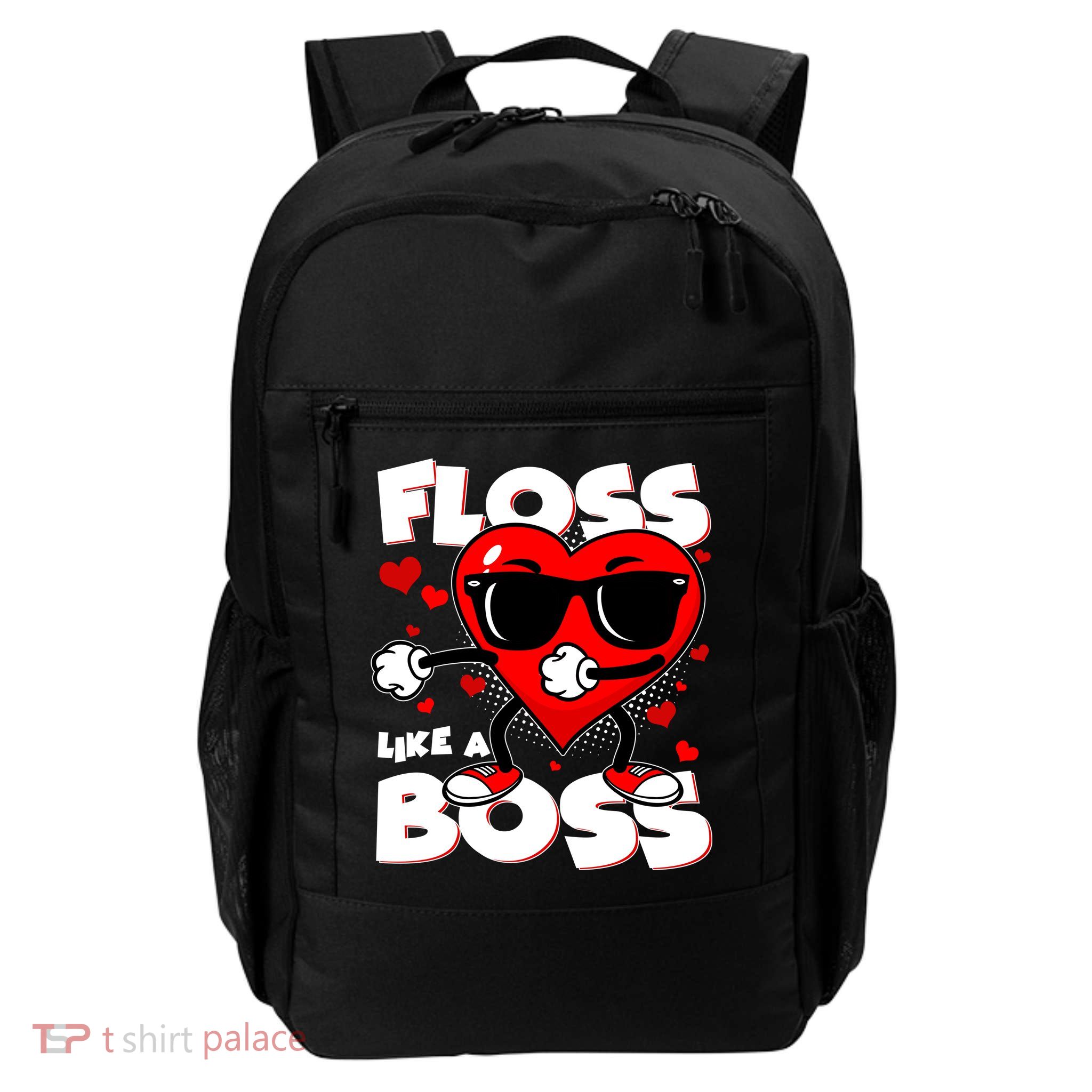 Valentine Floss Like A Boss Heart Daily Commute Backpack