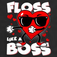 Valentine Floss Like A Boss Heart 15oz Campfire Ceramic Mug