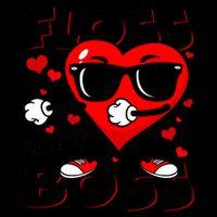 Valentine Floss Like A Boss Heart 16oz Travel Tumbler