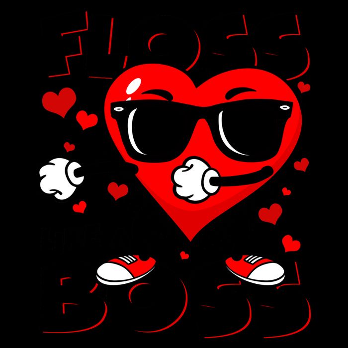 Valentine Floss Like A Boss Heart 16oz Travel Tumbler