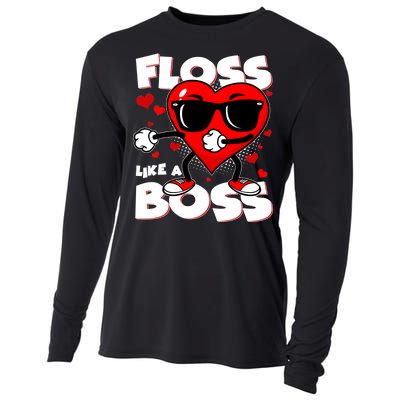 Valentine Floss Like A Boss Heart Cooling Performance Long Sleeve Crew