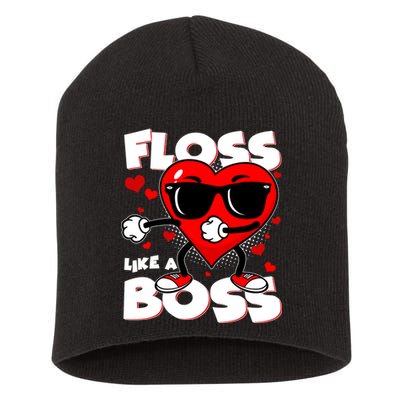 Valentine Floss Like A Boss Heart Short Acrylic Beanie