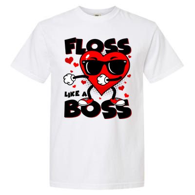 Valentine Floss Like A Boss Heart Garment-Dyed Heavyweight T-Shirt