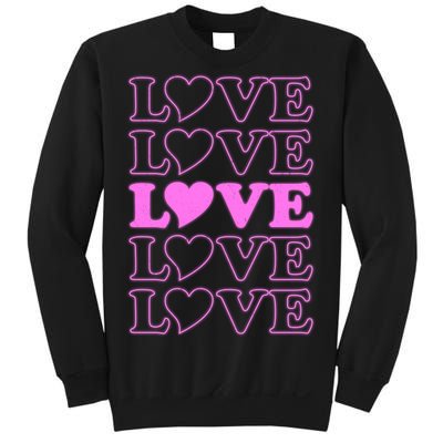 Valentine Love Pattern Sweatshirt