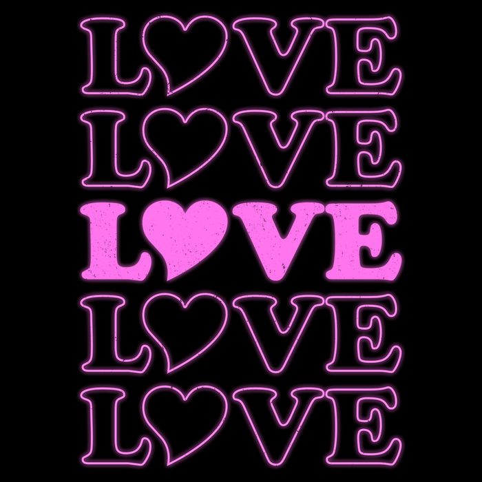 Valentine Love Pattern T-Shirt