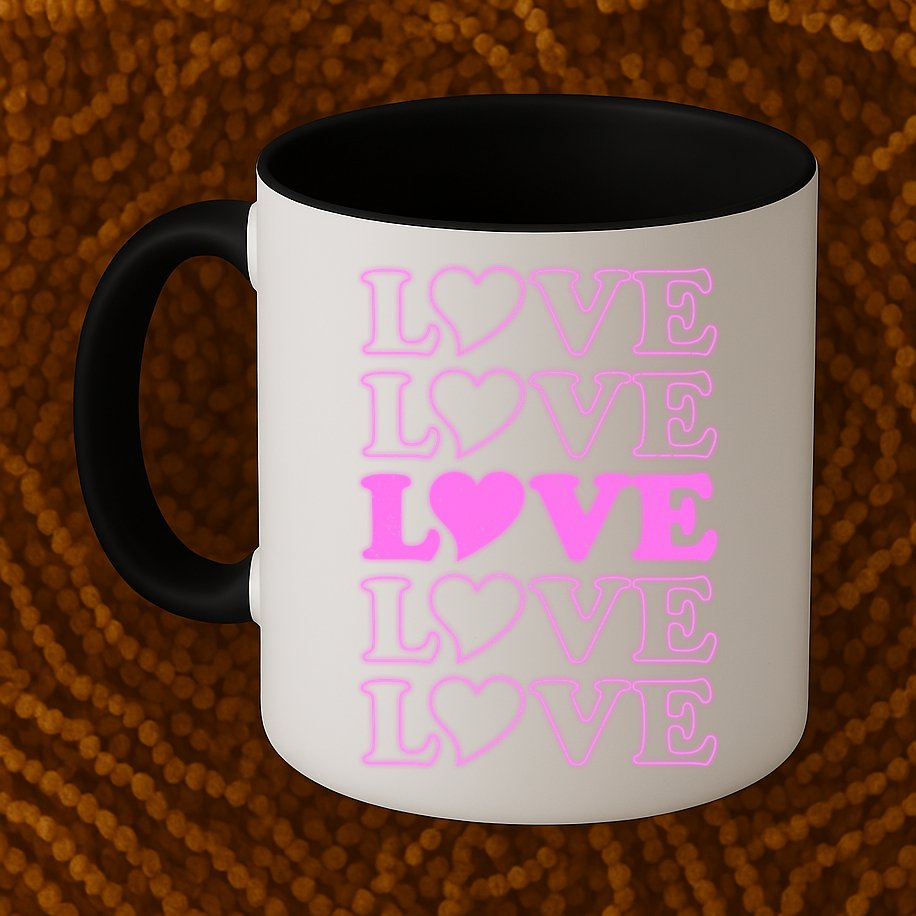 Valentine Love Pattern Mug