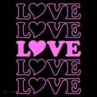 Valentine Love Pattern Ladies Essential Flowy Tank