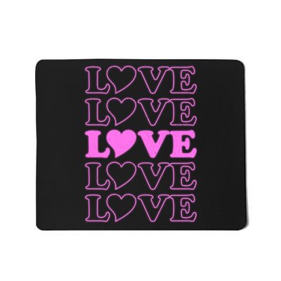 Valentine Love Pattern Mousepad