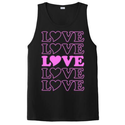 Valentine Love Pattern PosiCharge Competitor Tank