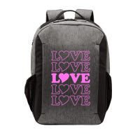 Valentine Love Pattern Vector Backpack
