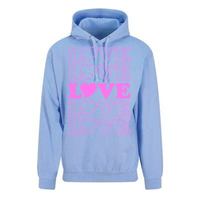 Valentine Love Pattern Unisex Surf Hoodie