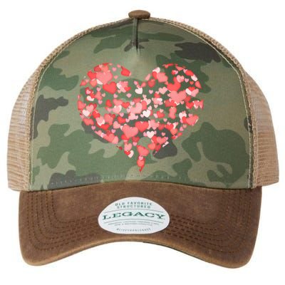 Valentine Multi Heart Of Love Legacy Tie Dye Trucker Hat